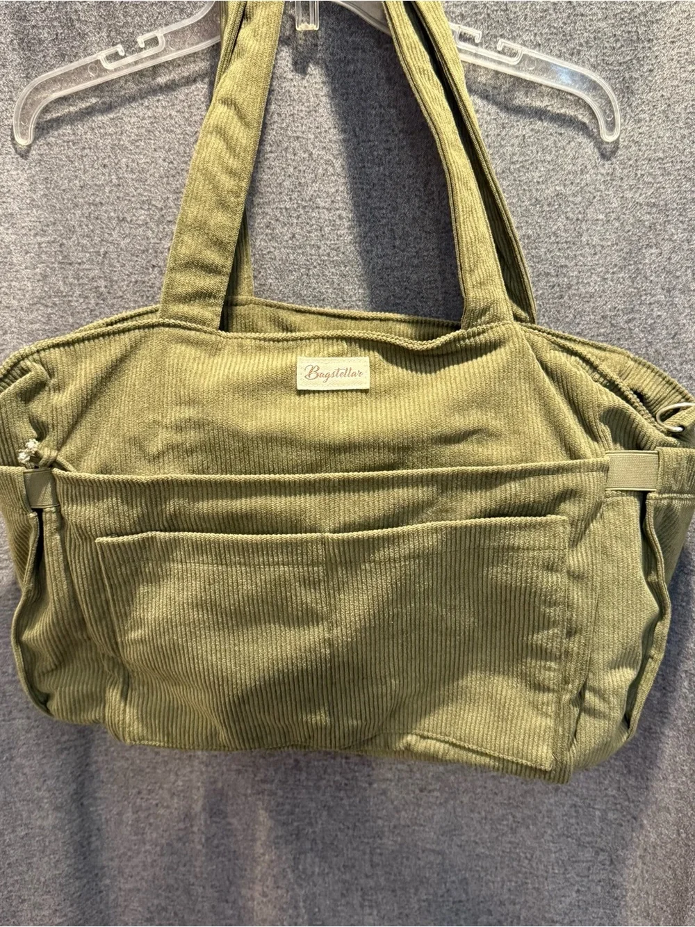 Bagstellar Olive Corduroy Tote/Travel Bag Pre-owned